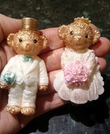 Teddy Wedding (2 Cavity) Silicone Mould