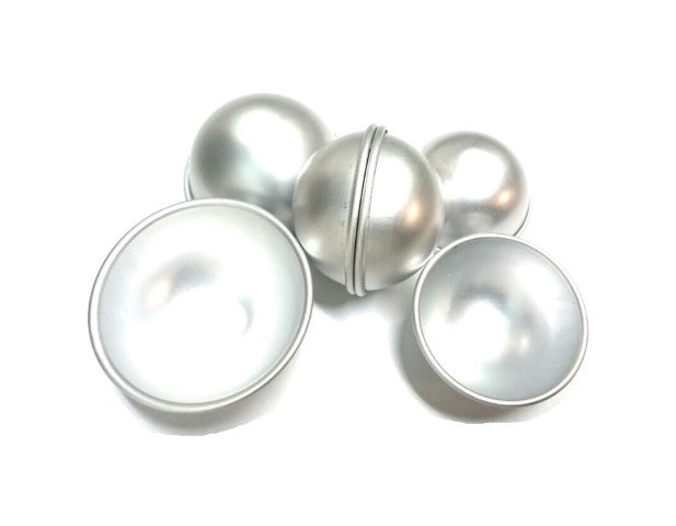 Metal Bath Bomb Sphere Mould 65mm