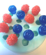 Blueberries, Blackberries, Raspberries (14 Cavity) Embed Silicone Mould