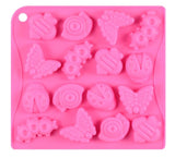 BUGS Silicone Mould: Butterfly, Caterpillar, Bee, Snail, Ladybug