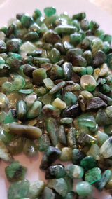 Emeralds Tumbled polished x 20