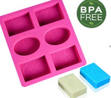 Embellished Filigree Rectangles/Ovals Silicone Mould