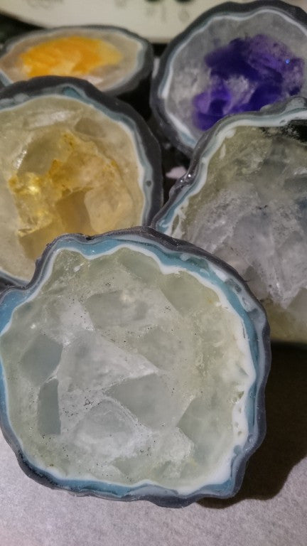 Bathing Crystals / Lip Balm Making / Gemstone Geode Soaps Workshop Class