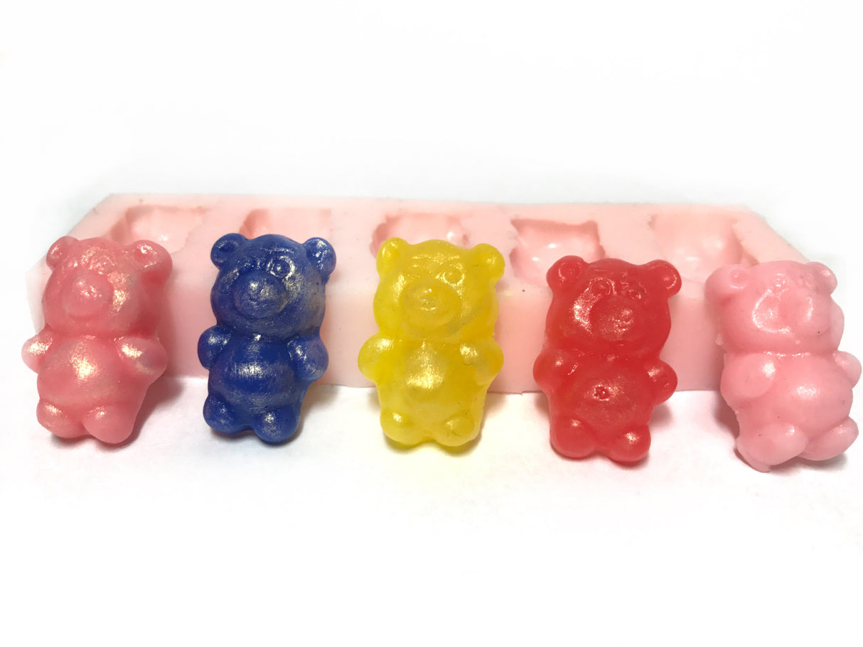 Teddies (5 cavities) Silicone Mould