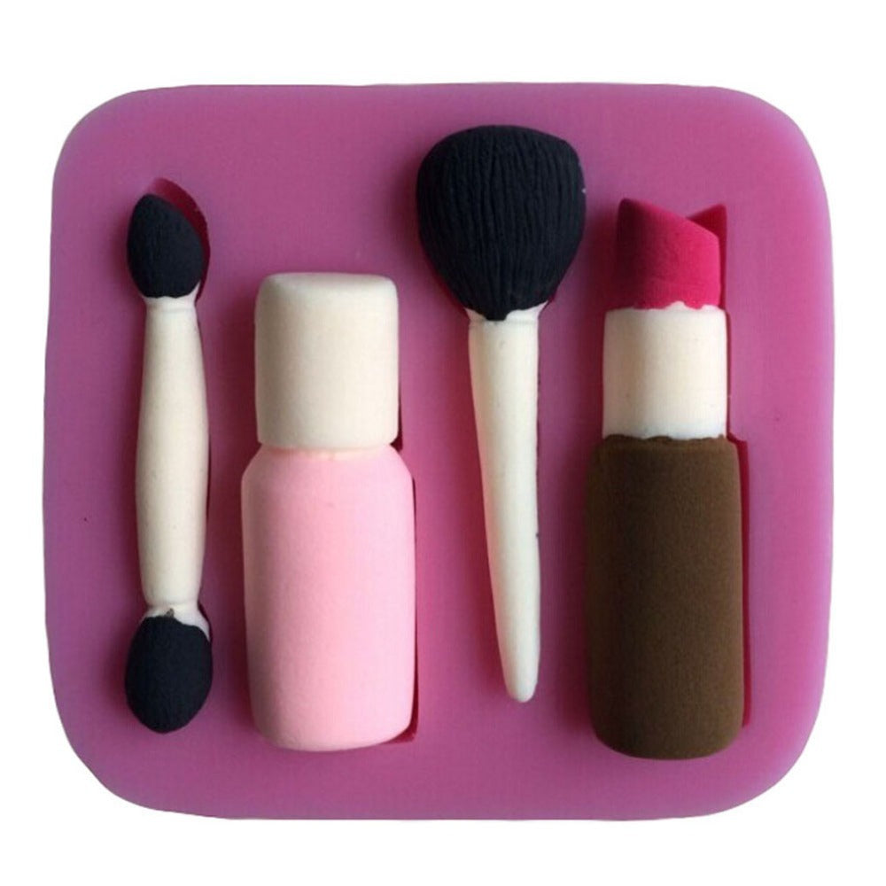 Makeup (4 cavity) Silicone Mould