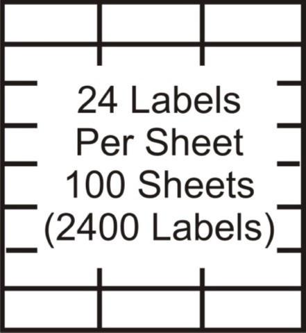 14 x 100 Address Mailing Label  Peel + Stick 50% Off