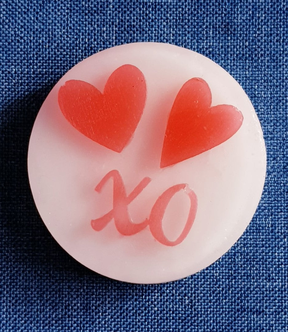 XO Kisses and Hugs Silicone Mould